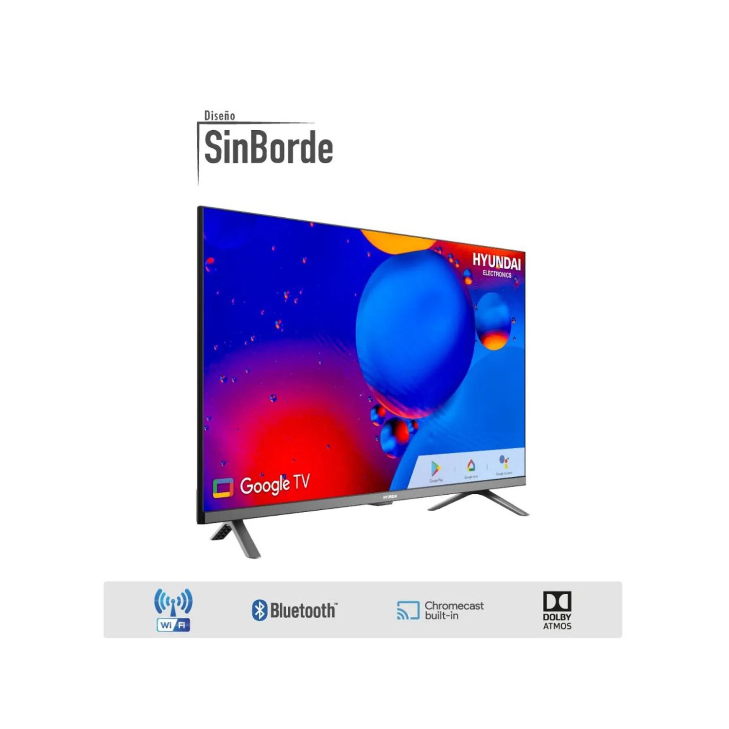 TV 32 HYUNDAI HYLED3254GIM HD GOOGLE TV - 2