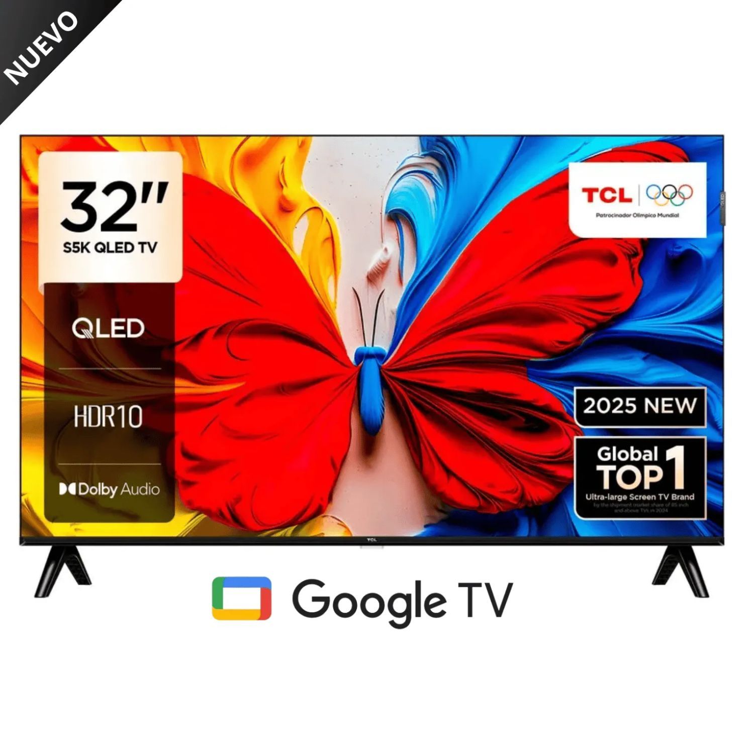TELEVISOR TCL 32 QLED FULL HD SMART TV 32S5K GOOGLE TV - 1