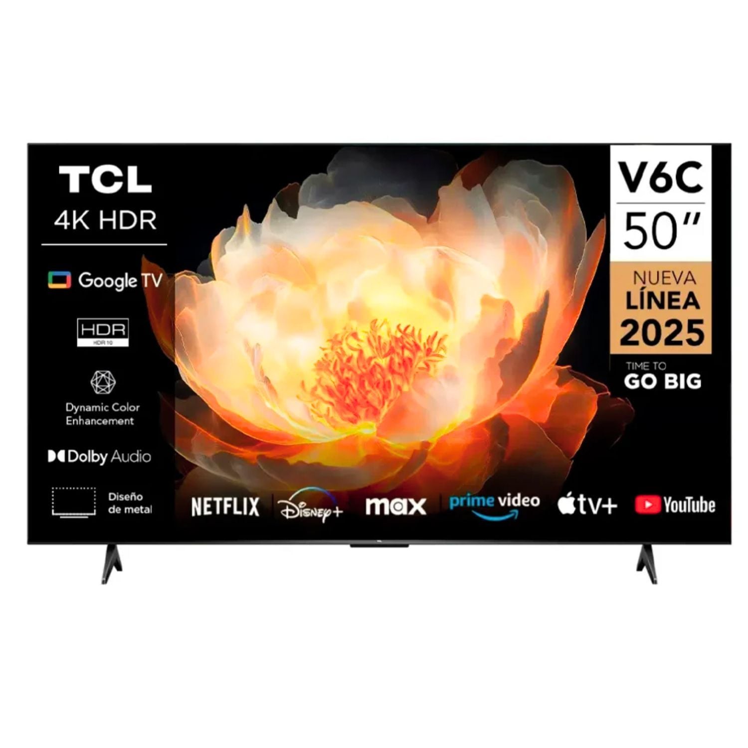 TELEVISOR TCL 50' 50V6C LED  UHD 4K SMART TV - 1