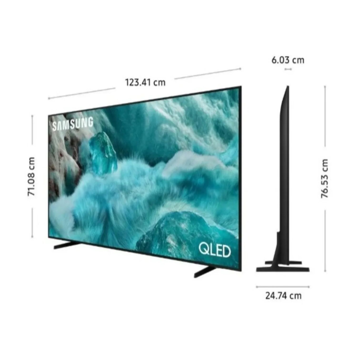 TELEVISOR SAMSUNG 55’’ QLED Q7F VISION AI SMART TV (2025) + RACK FIJO + ANTENA DIGITAL - 2