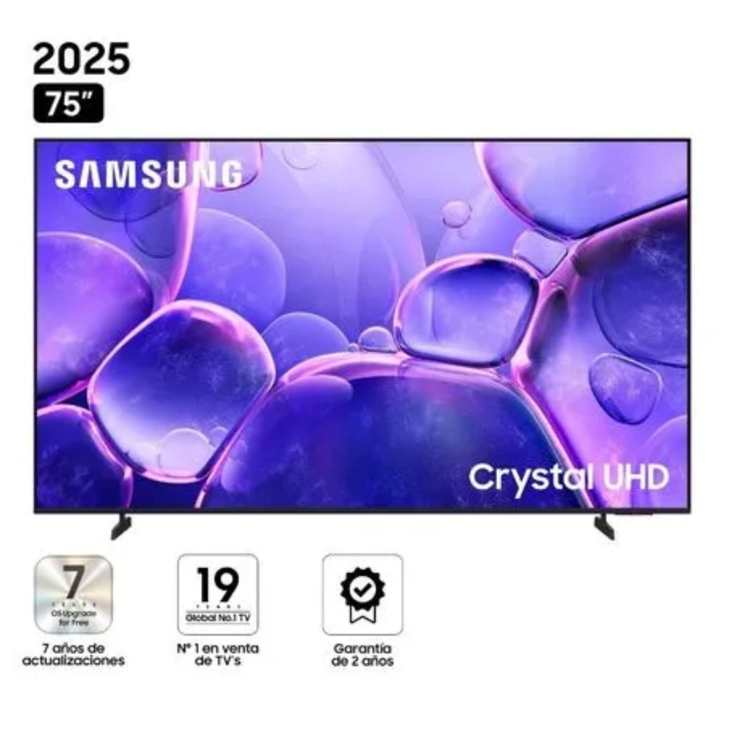 TELEVISOR SAMSUNG 75' UN75U8000FGXPE CRYSTAL UHD  UHD 4K SMART TV - 1