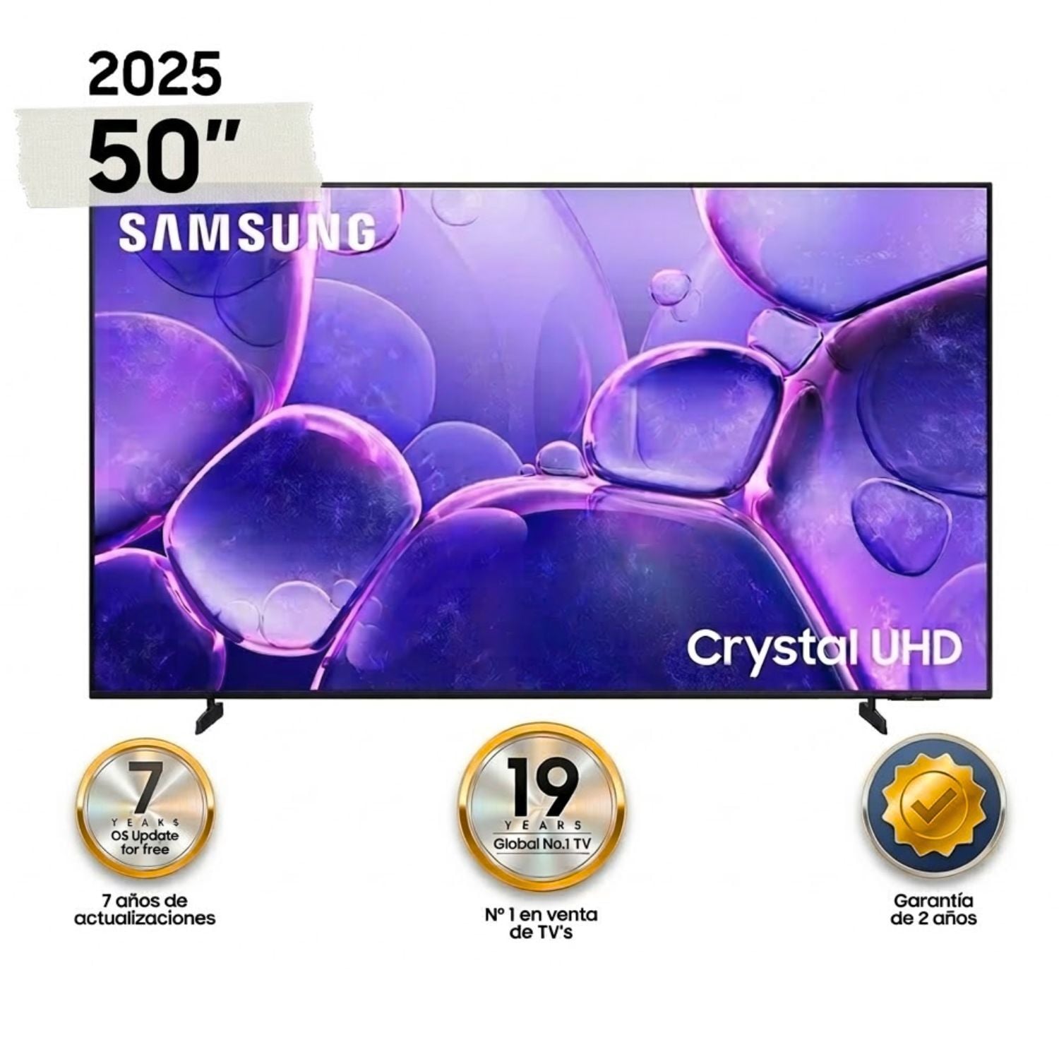 TELEVISOR SAMSUNG 50' UN50U8000FGXPE SMART TV CRYSTAL UHD 4K - 1