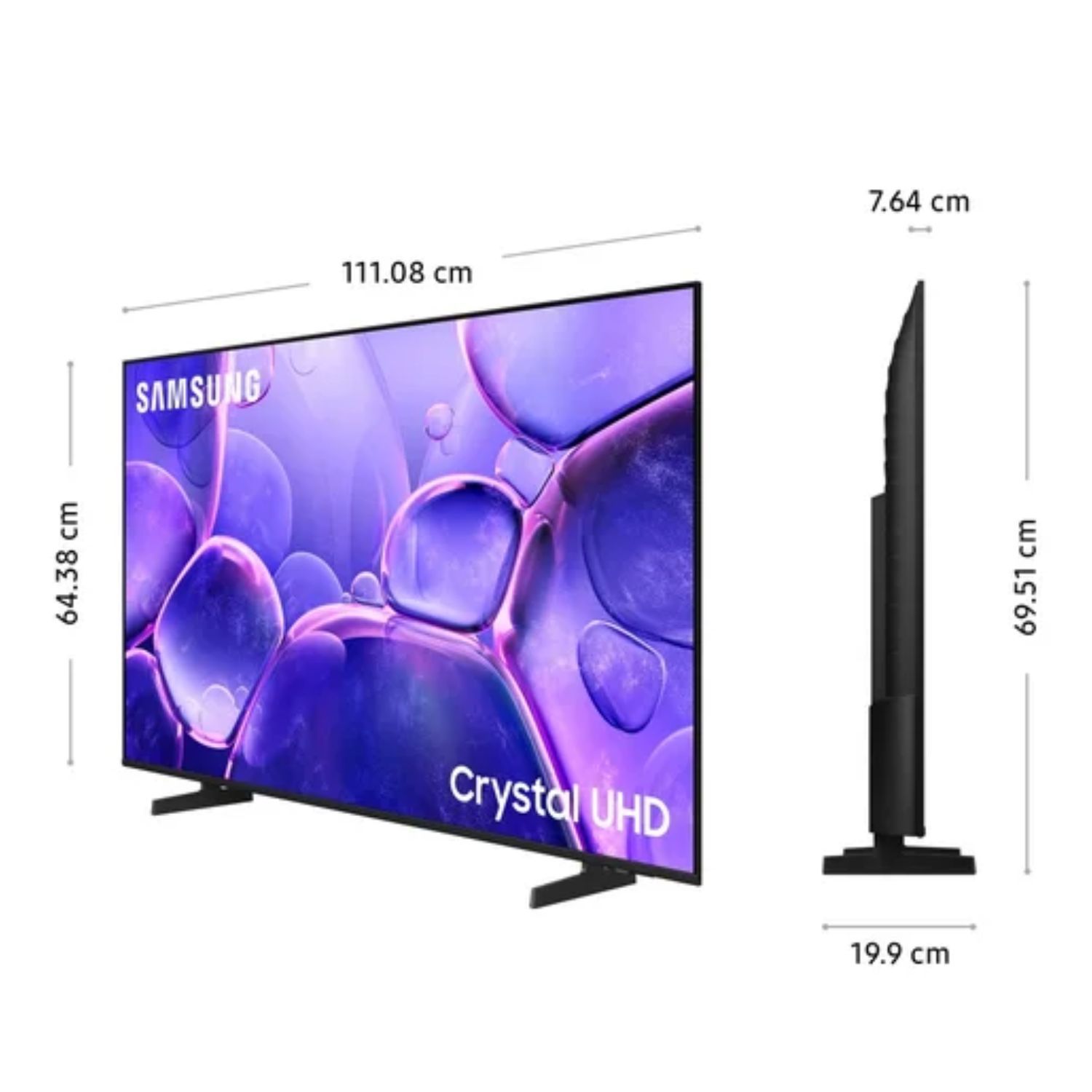 TELEVISOR SAMSUNG 50' UN50U8000FGXPE SMART TV CRYSTAL UHD 4K - 2
