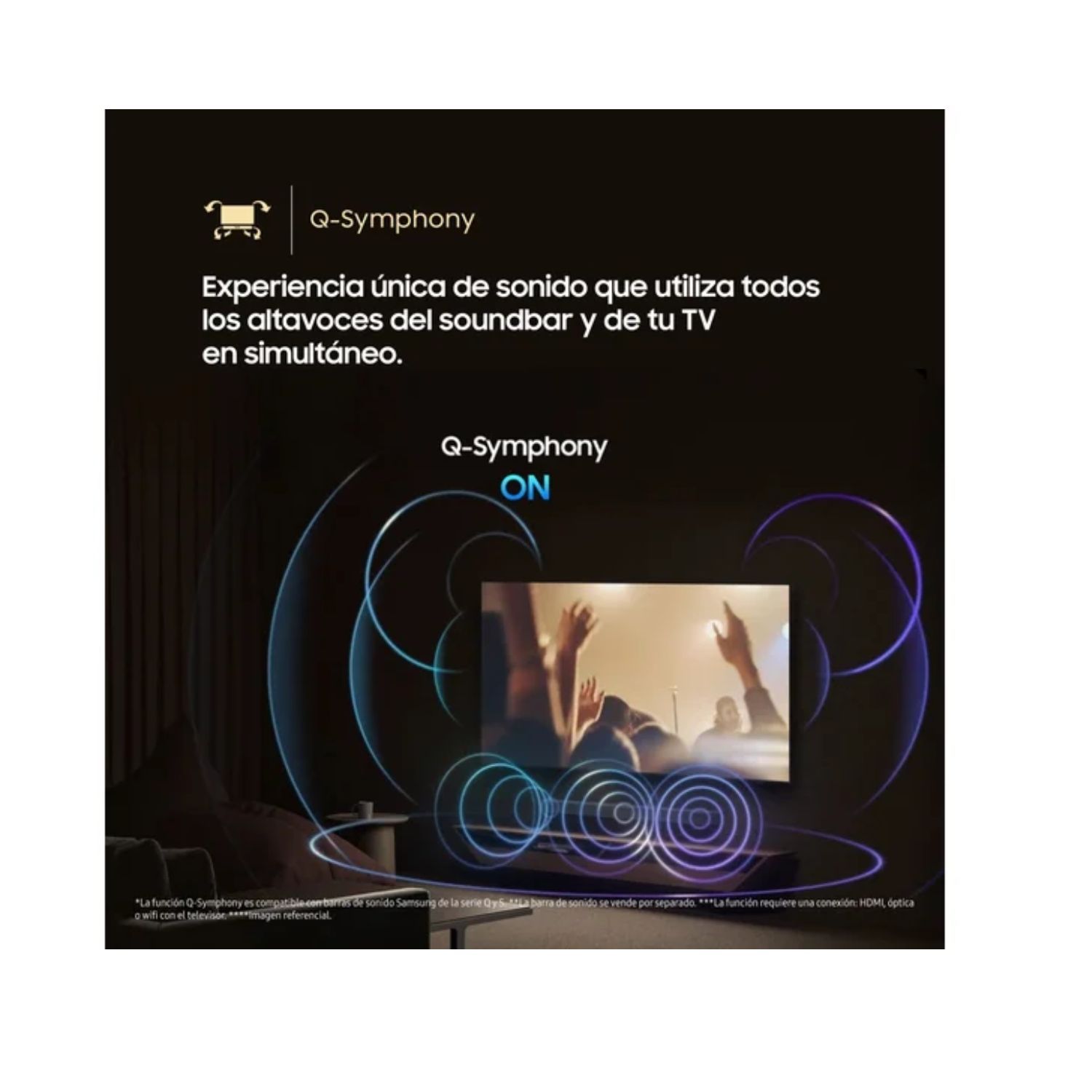 TELEVISOR SAMSUNG 50' UN50U8000FGXPE SMART TV CRYSTAL UHD 4K - 5