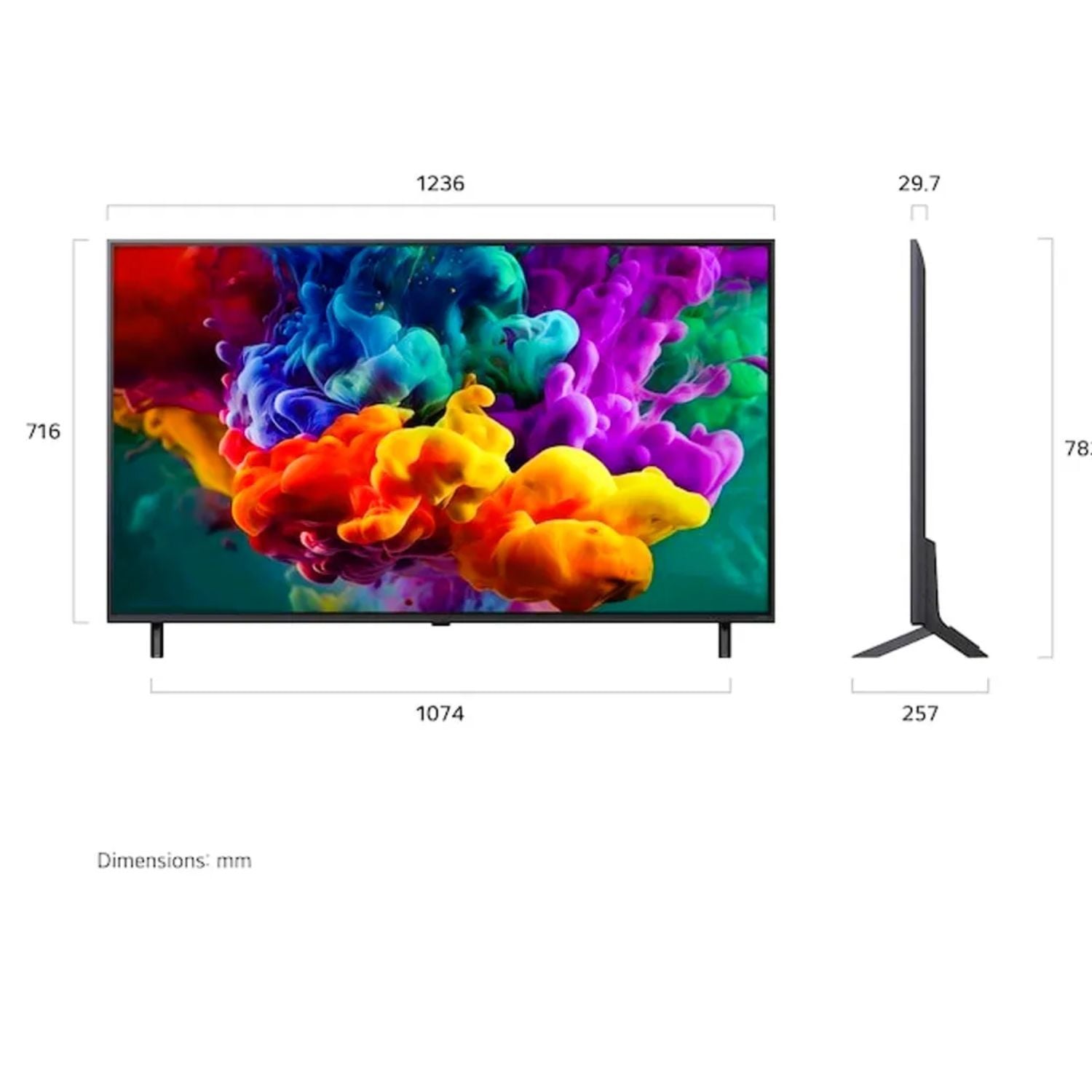 TELEVISOR LG QNED 55 UHD 4K THINQ AI 55QNED65BSA - 2