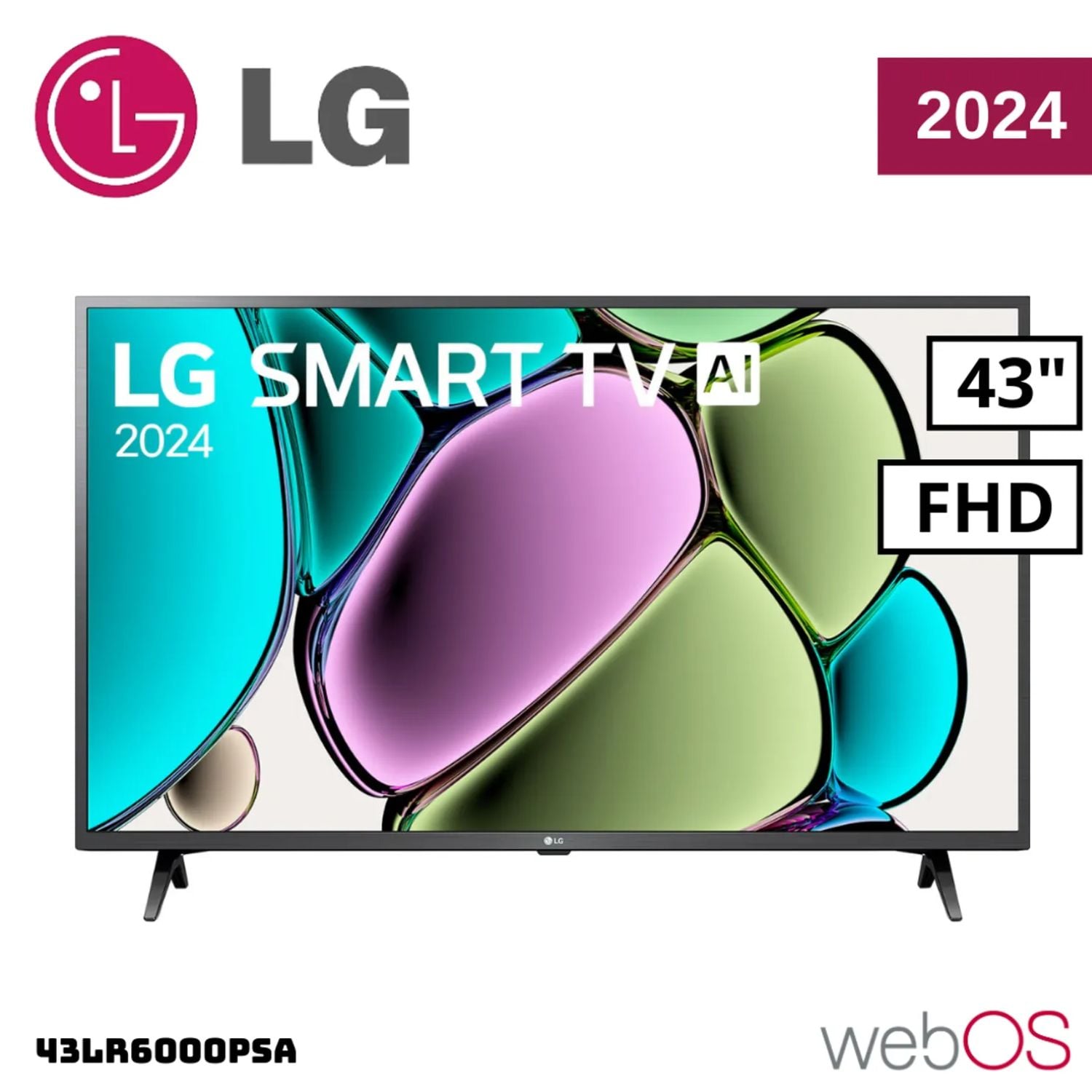 TELEVISOR LG 43' 43LR6000PSA FHD SMART TV WEBOS (2024) - 1