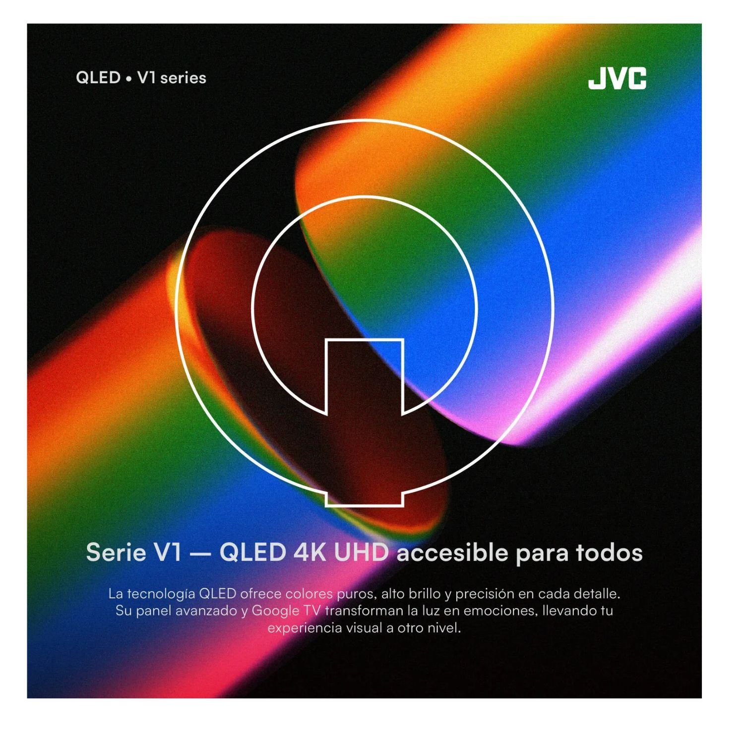 TELEVISOR JVC QLED 50” UHD GOOGLE TV SMART LT-50KM758 - 2