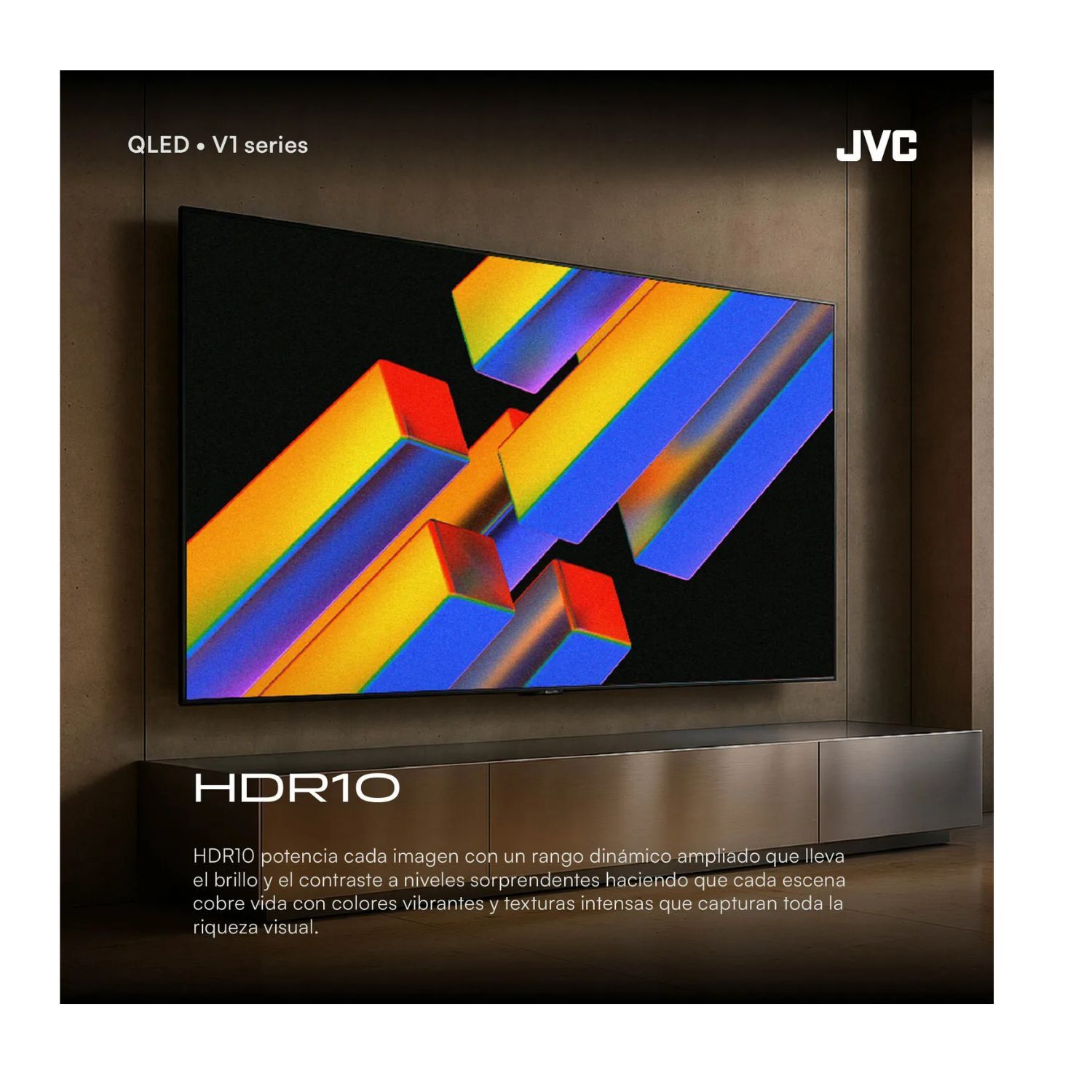 TELEVISOR JVC QLED 50” UHD GOOGLE TV SMART LT-50KM758 - 3