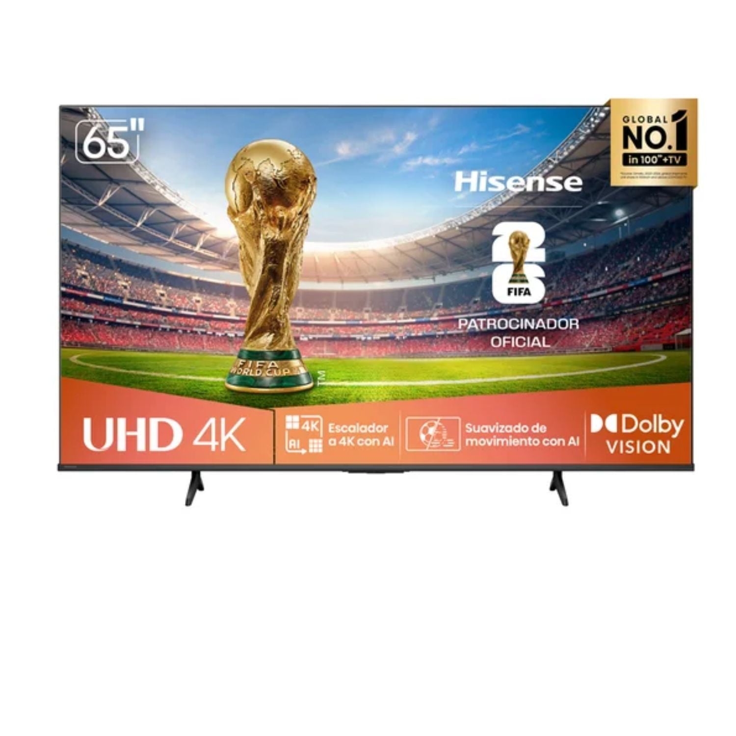 TELEVISOR HISENSE LED 65 UHD 4K SMART TV 65A6NV - 1