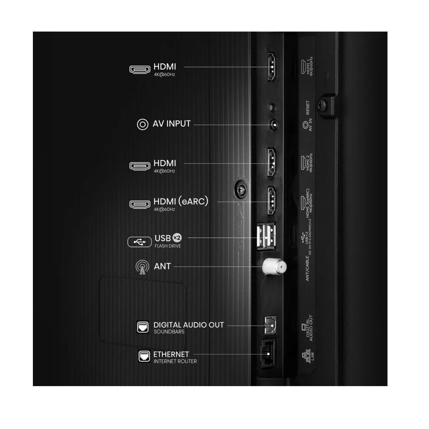 TELEVISOR HISENSE LED 65 UHD 4K SMART TV 65A6NV - 4