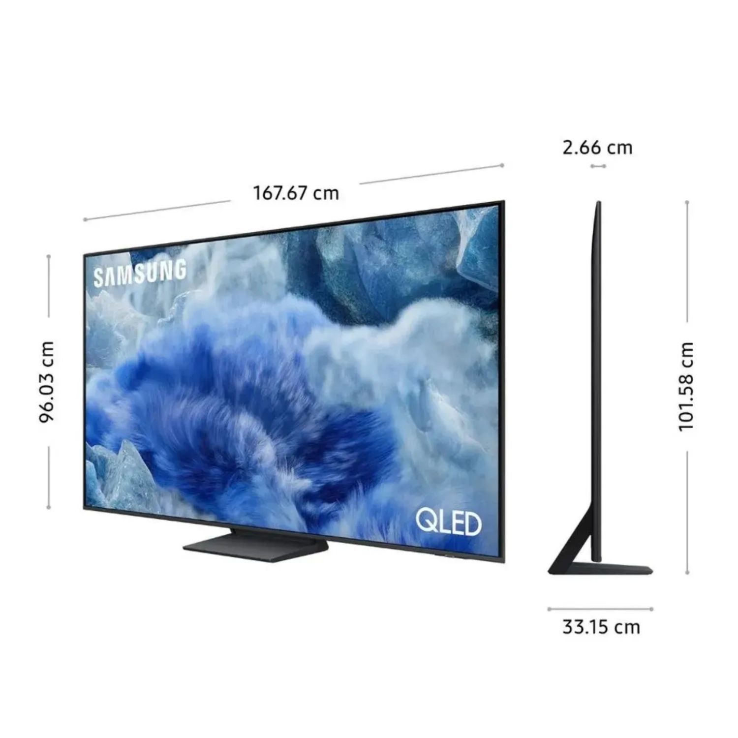 TELEVISOR SAMSUNG QLED 75 QN75Q8FAAG UHD 4K VISION AI 2025 - 2