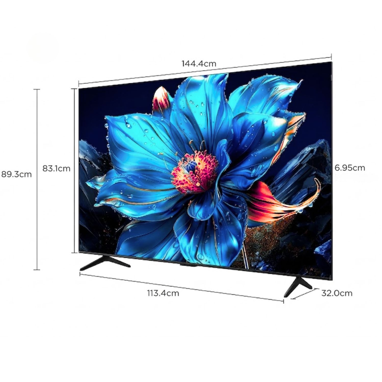 TELEVISOR TCL 65' 65P7K QLED GOOGLE TV 4K UHD - 2