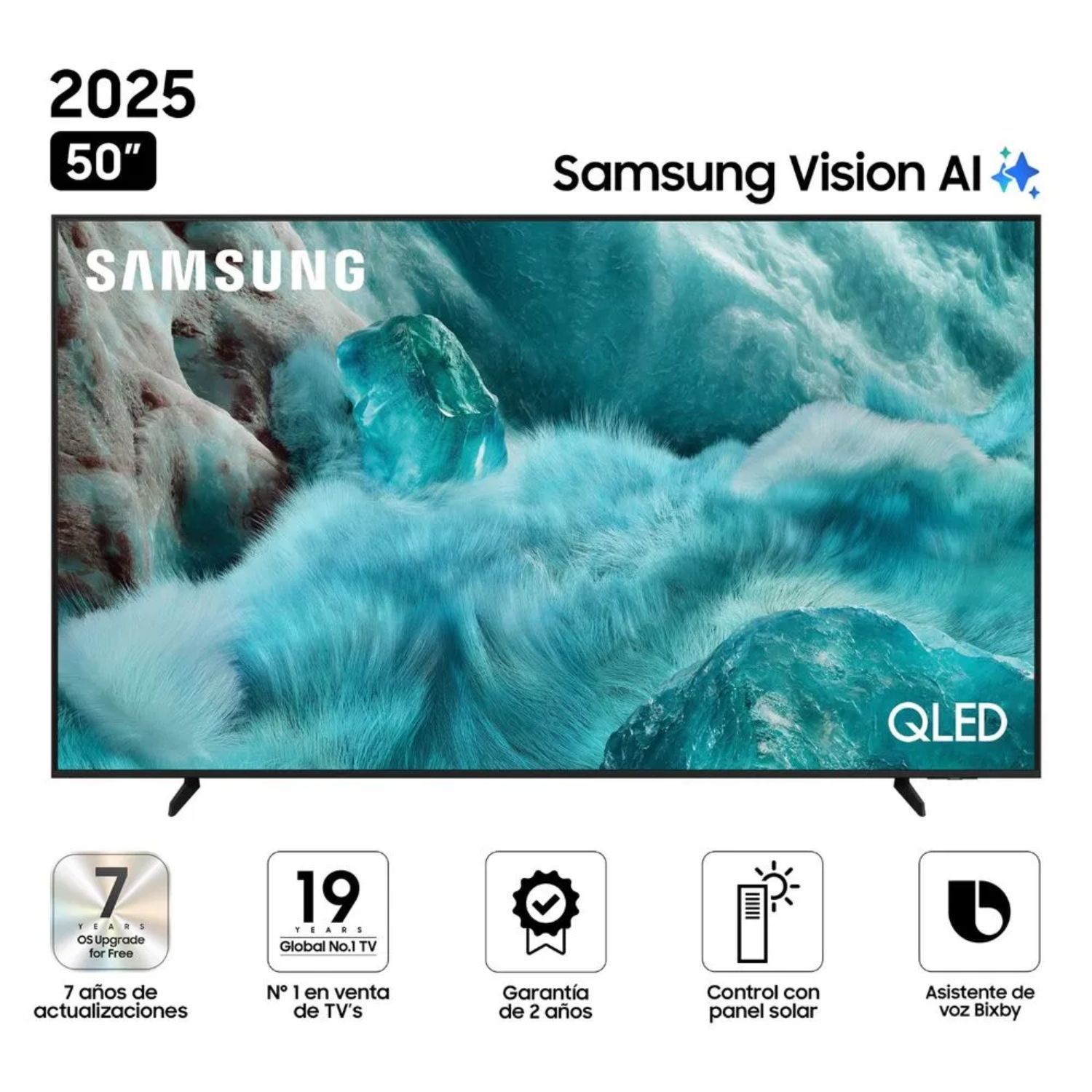 TELEVISOR SAMSUNG 50' QN50Q7FAAGXPE QLED TIZEN 8.0 - 1