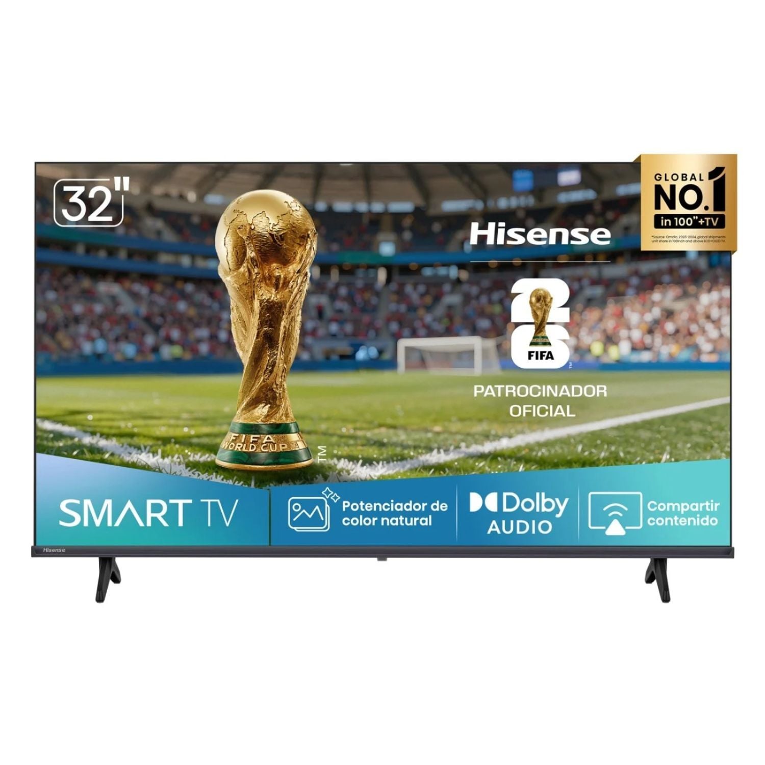TELEVISOR HISENSE LED 32 SMART HD VIDAA 32A4NV 2025 - 1