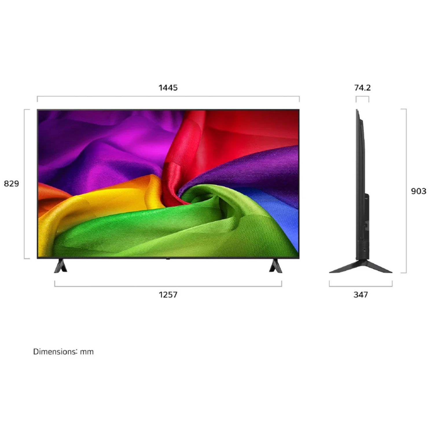 TELEVISOR LG 65' NANO 4K UHD AI SMART TV 2026 65NU800BPSB - 3