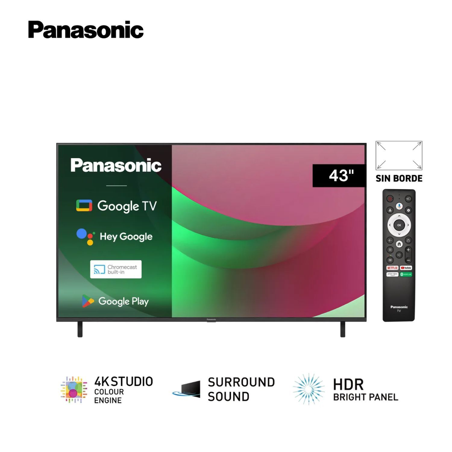 TELEVISOR PANASONIC 43'' TC-43NX700P LED UHD 4K GOOGLE TV - 1