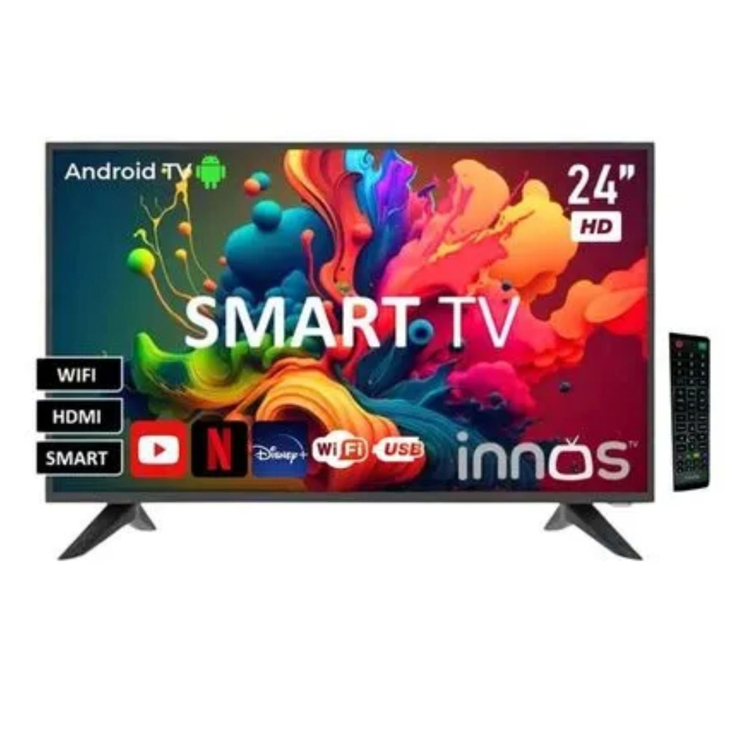 TELEVISOR SMART TV 24 S2401KU INNOS LED HD SMART - 1
