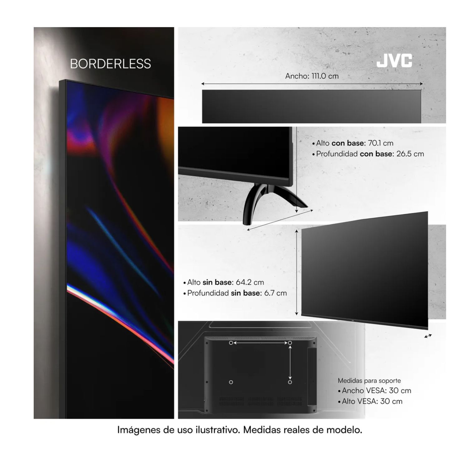 TELEVISOR JVC 50 QLED FHD GOOGLE TV LT-50KM4584 SMART TV - 8