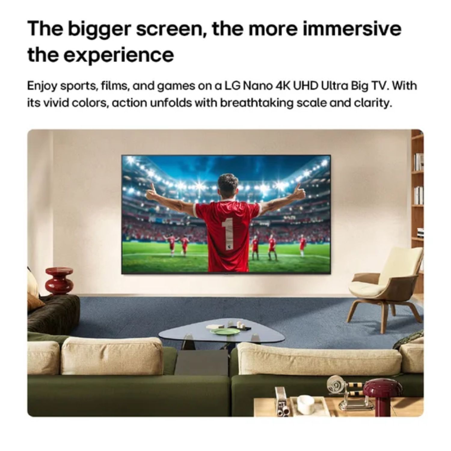 TELEVISOR LG 75 NANO 75NU800BPSB 4K UHD AI SMART TV 2026+ RACK+ANTENA - 5