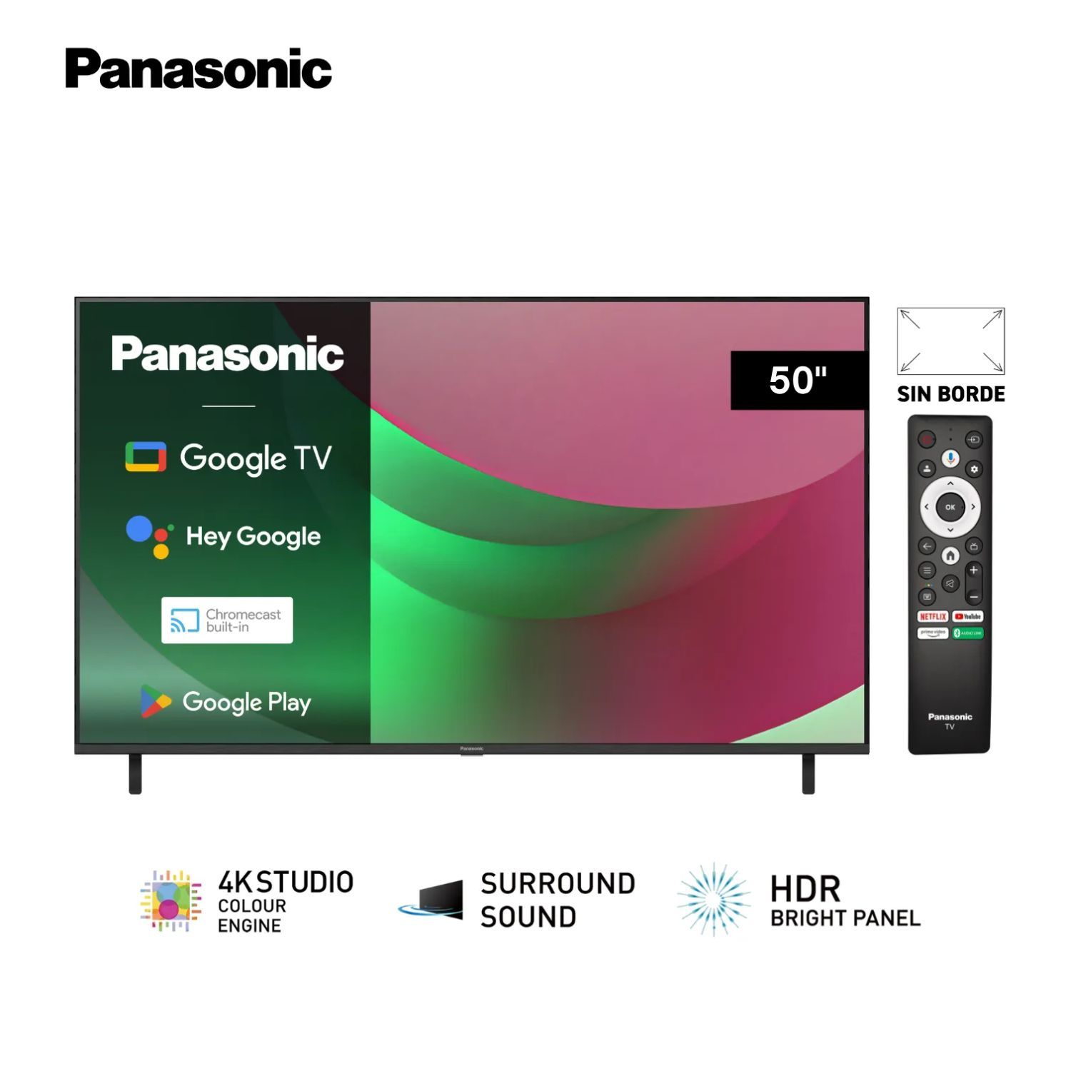 TELEVISOR PANASONIC 50'' TC-50NX700P LED UHD 4K GOOGLE TV - 1