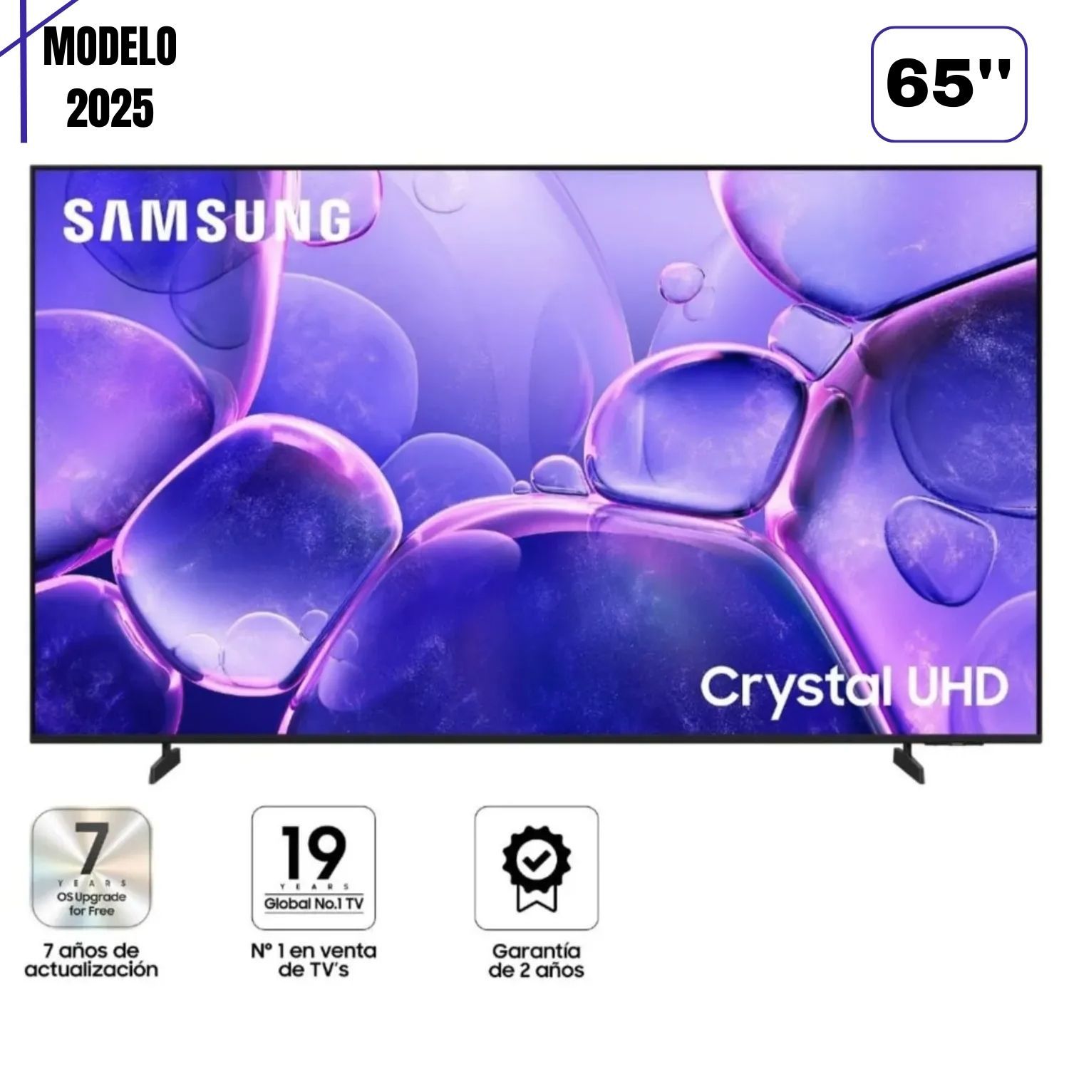 TELEVISOR DE 65 SMART TV SAMSUNG UN65U8000F 4K UHD 2025 - 1