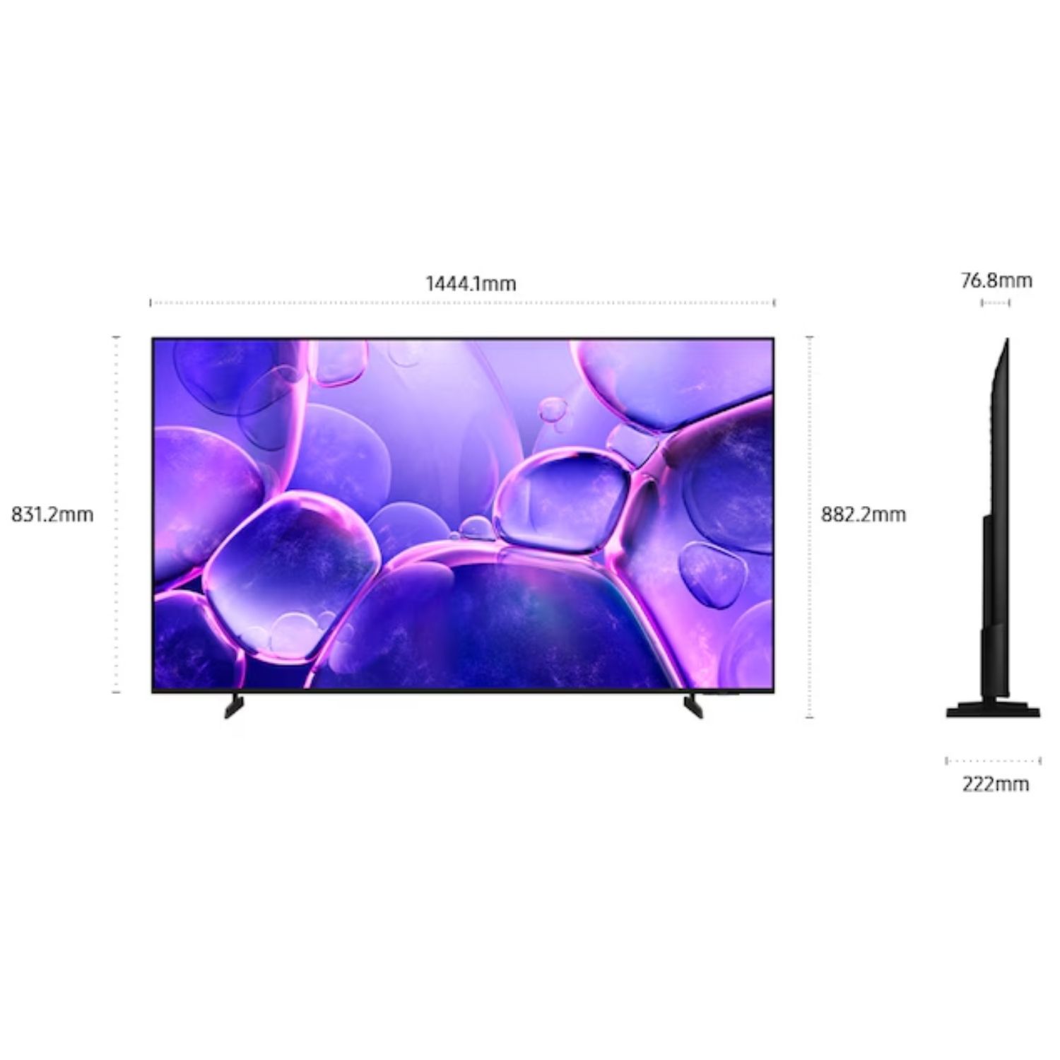 TELEVISOR DE 65 SMART TV SAMSUNG UN65U8000F 4K UHD 2025 - 3