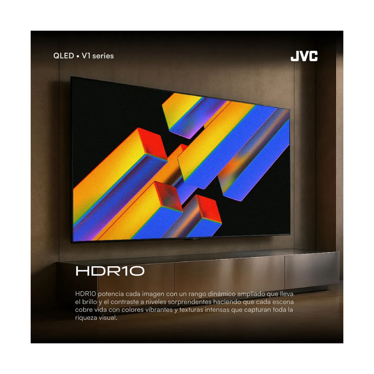 TELEVISOR JVC 50 QLED FHD GOOGLE TV LT-50KM4584 SMART TV + SOUNDBAR NEX - 4