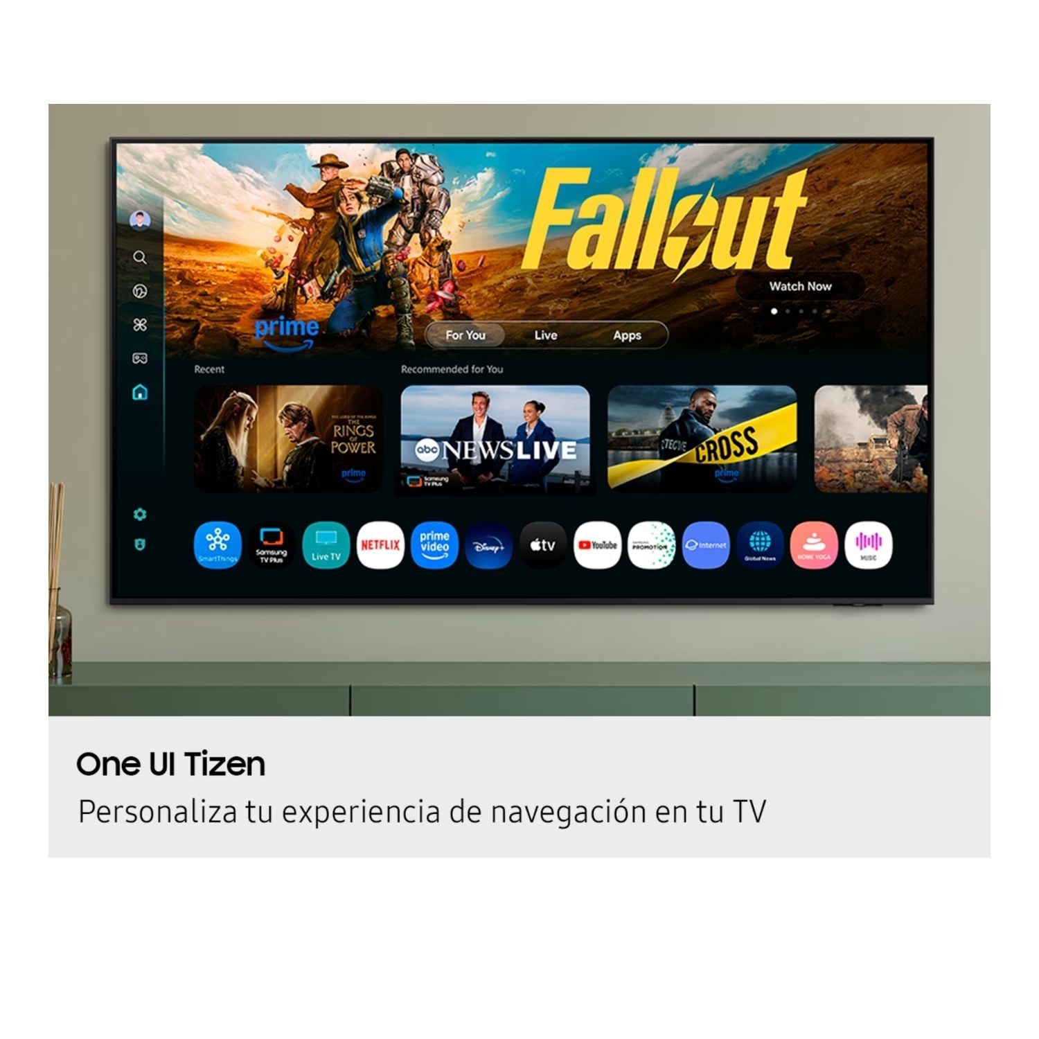 TELEVISOR SAMSUNG 65'' UN65U8000F CRYSTAL UHD SMART TV 2025 + ANTENA DIGITAL - 5