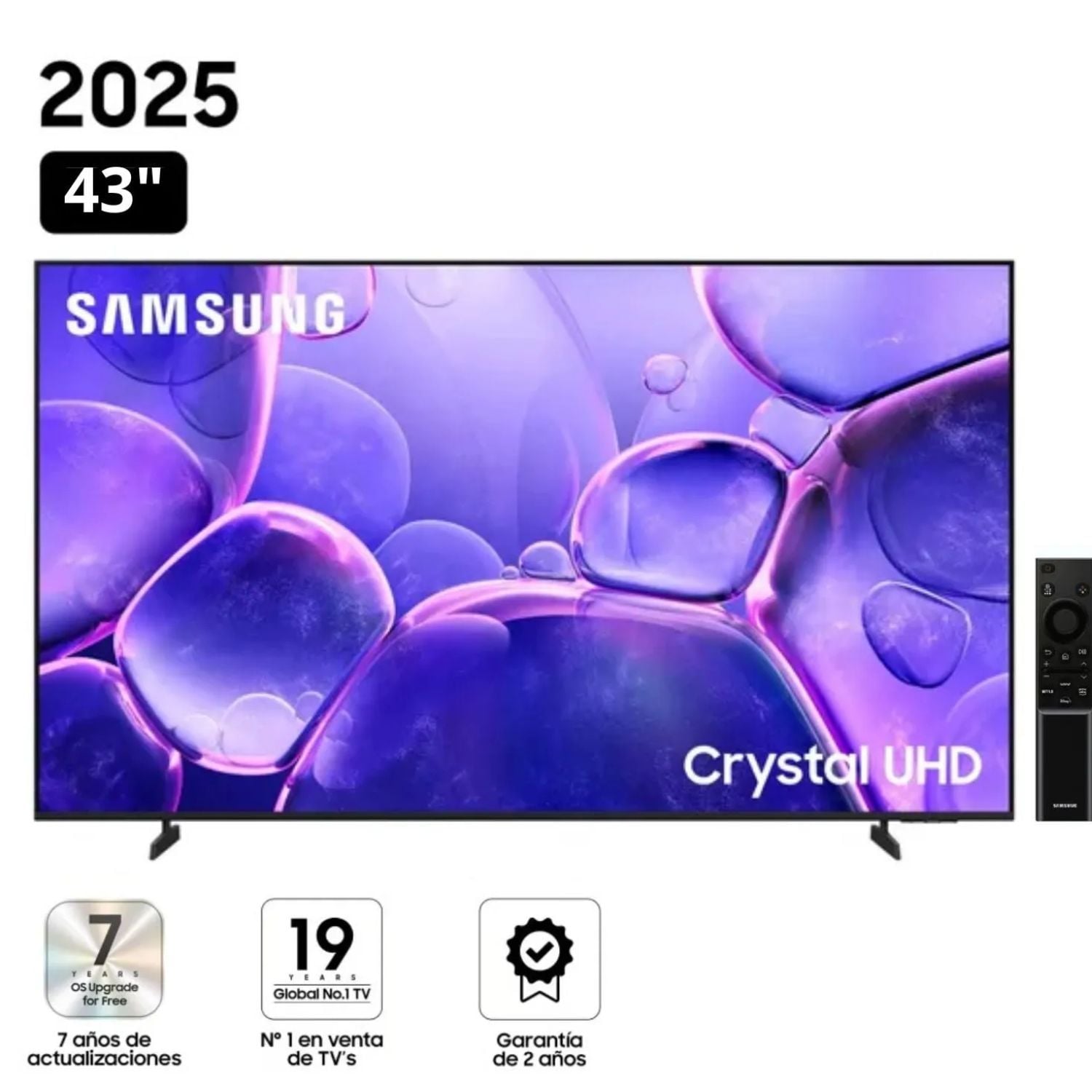 TELEVISOR SAMSUNG CRYSTAL 43 ULTRA HD UN43U8000FGXPE - 1