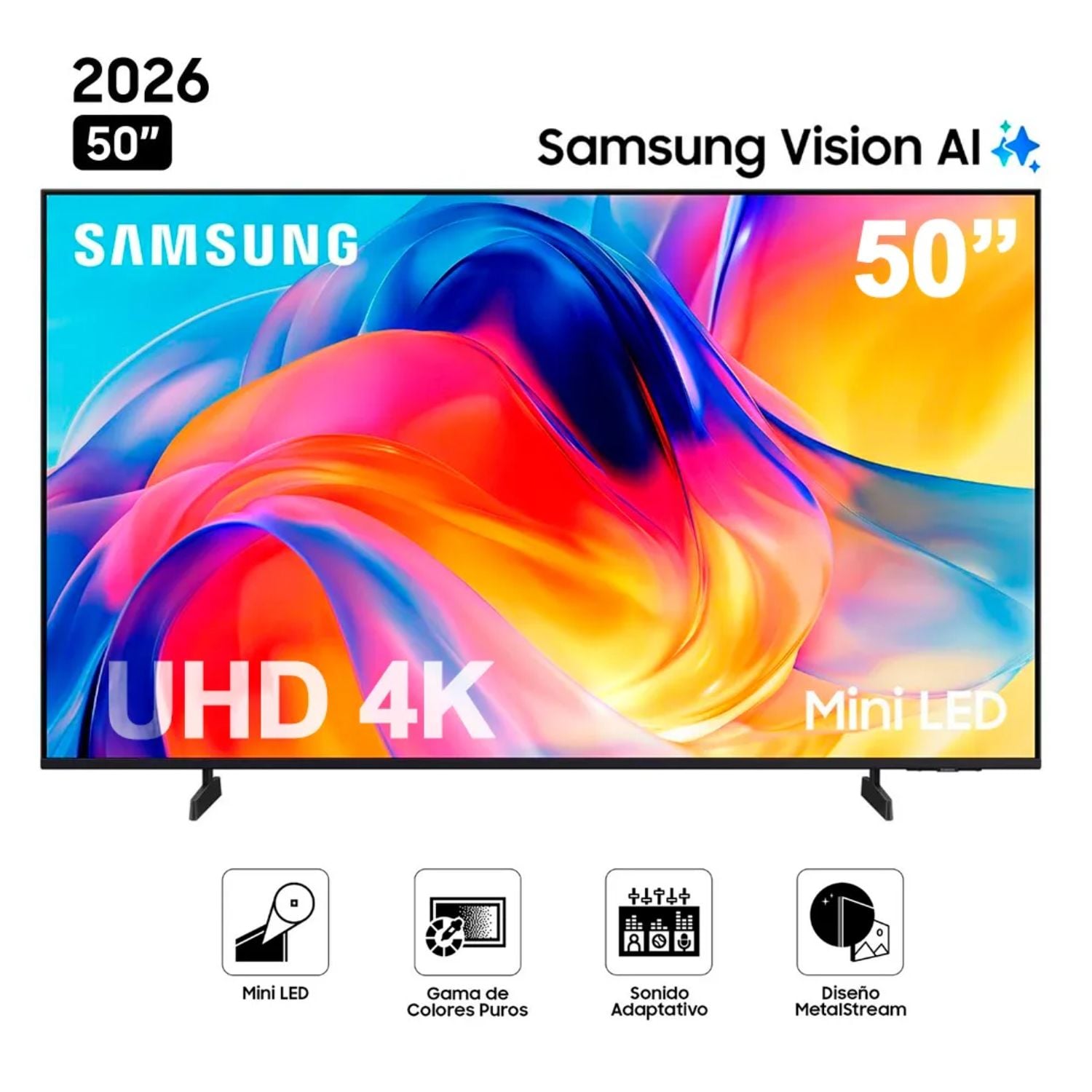 TELEVISOR SAMSUNG 50' MINI LED SMART UHD 4K VISION AI UN50M70HAGXPE 2026 - 1