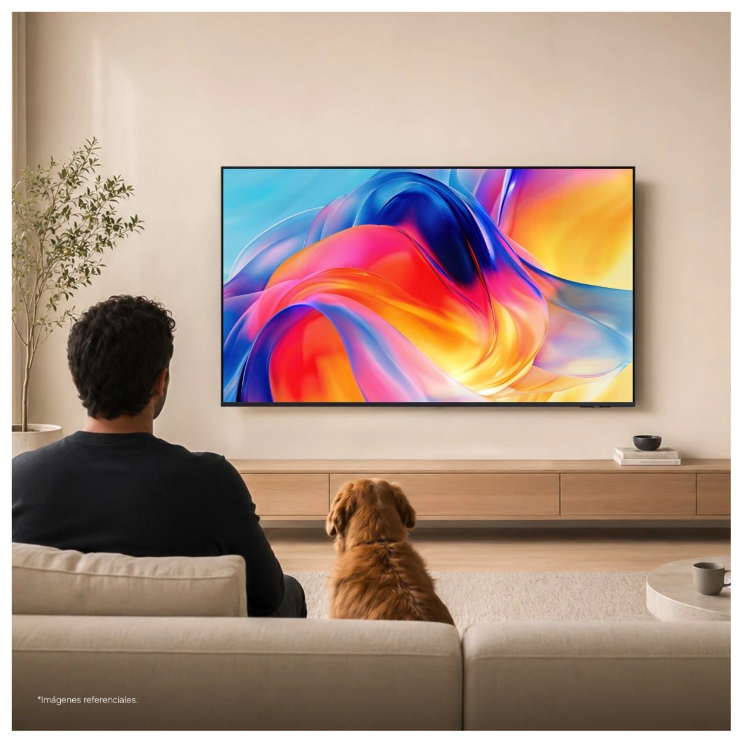 TELEVISOR MINI LED 55 PULGADAS 4K ULTRA HD TIZEN UN55M70HAGXPE + RACK + ANTENA DIGITAL - 8