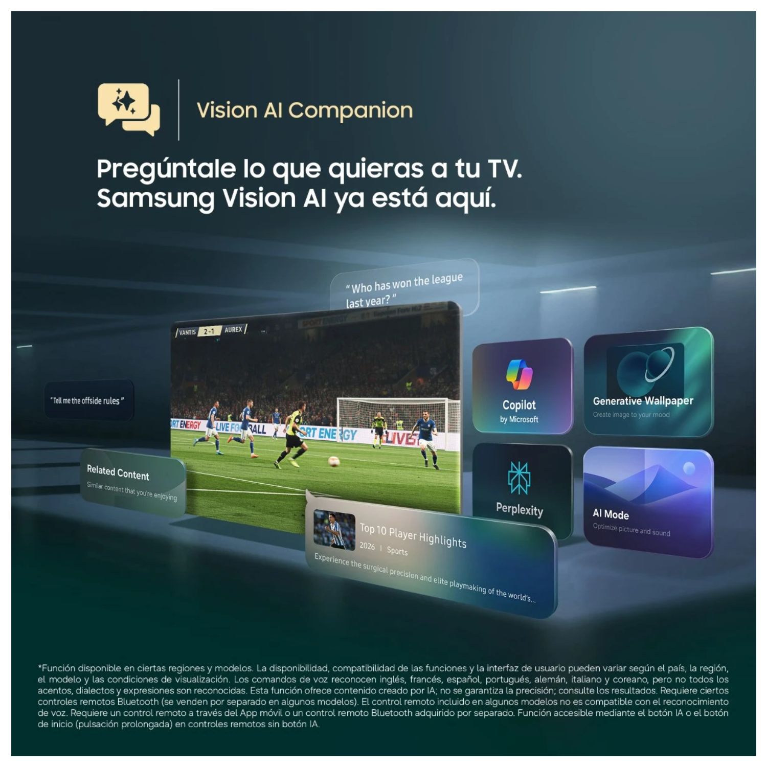 TELEVISOR SAMSUNG 65' UN65M70HAGXPE MINI LED UHD 4K 2026 - 9