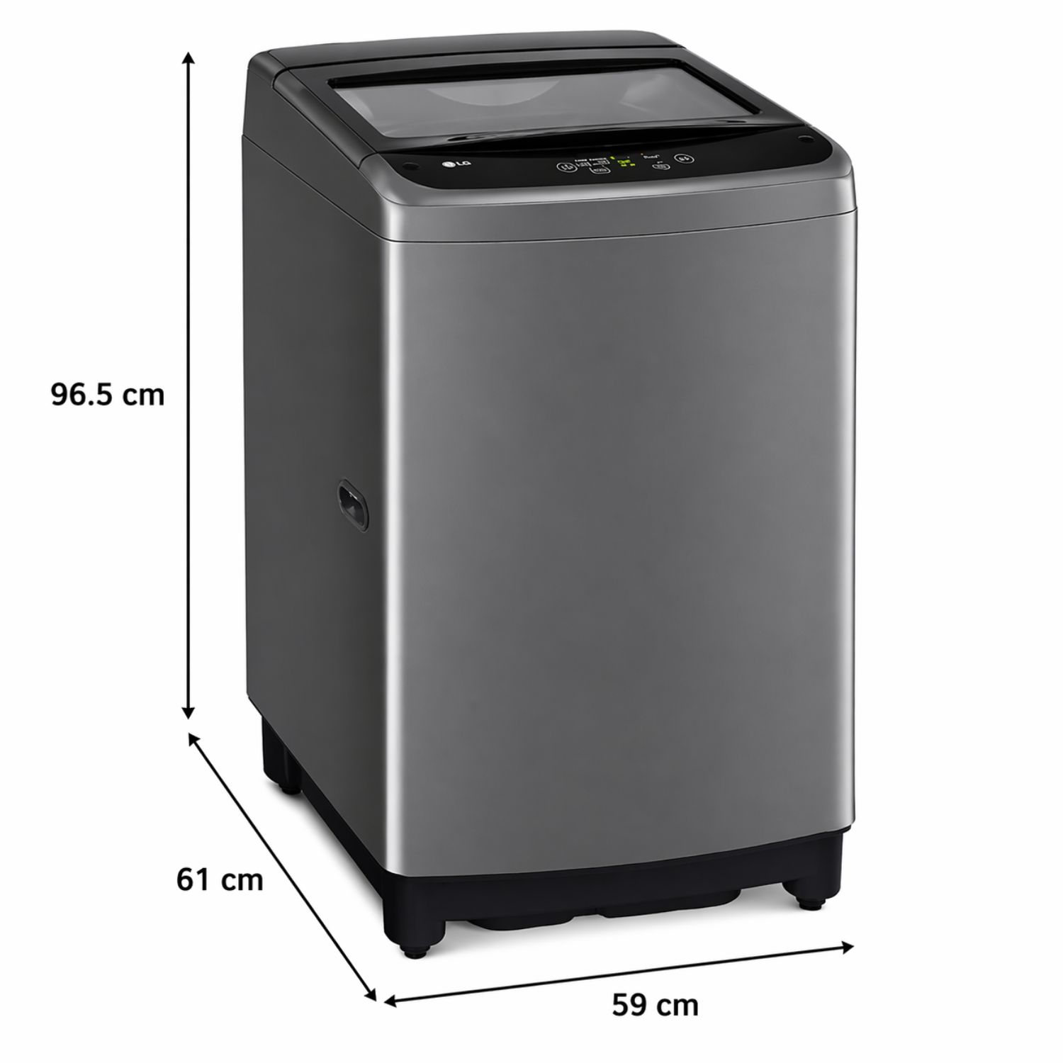 LAVADORA LG 13 KG WT13BVTB NEGRO + KIT PARA LAVAR - 2