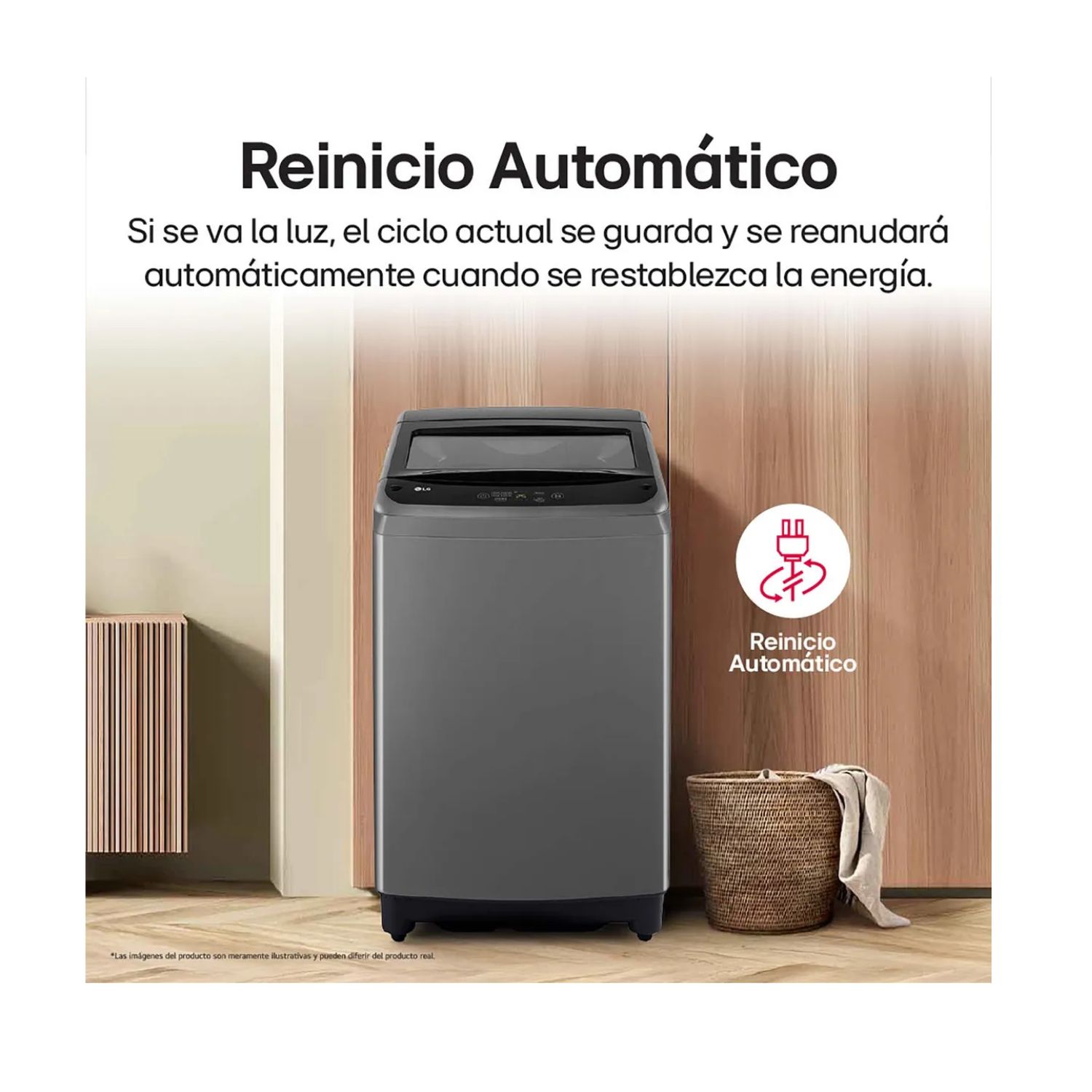 LAVADORA LG 13 KG WT13BVTB NEGRO + KIT PARA LAVAR - 5