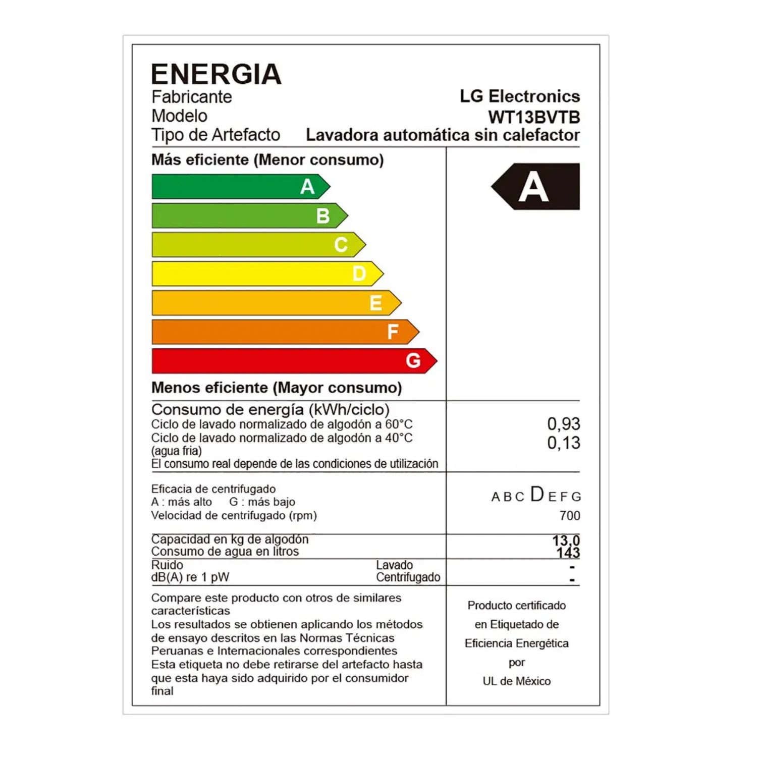 LAVADORA LG 13 KG WT13BVTB NEGRO + KIT PARA LAVAR - 8
