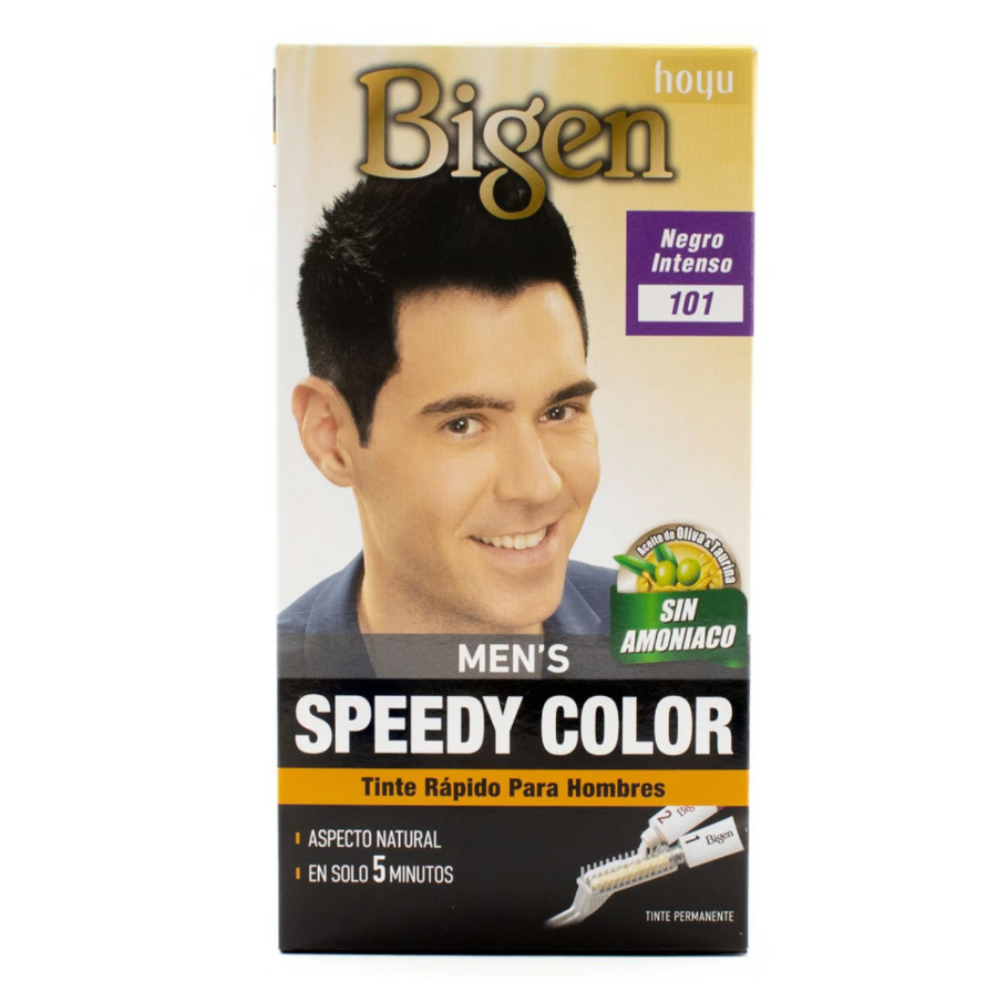 TINTE DE CABELLO EN CREMA BIGEN MENS SPEEDY COLOR 101 NEGRO INTENSO - 1