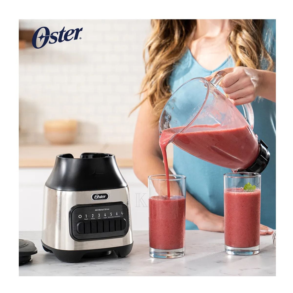 LICUADORA OSTER BLSTPEG-NPB 1.5 LITROS DE 800W PICA HIELO - 2