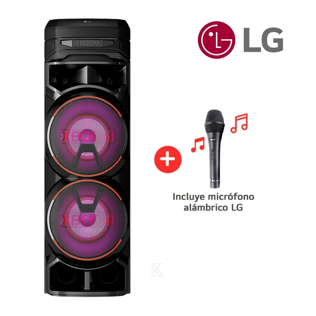 PARLANTE BLUETOOTH LG XBOOM RNC9 ALTAVOZ PARA FIESTA DE KARAOKE - 2