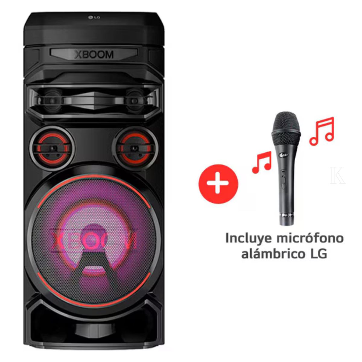 PARLANTE BLUETOOTH LG XBOOM RNC7 ALTAVOZ CON KARAOKE + MICRÓFONO - 5