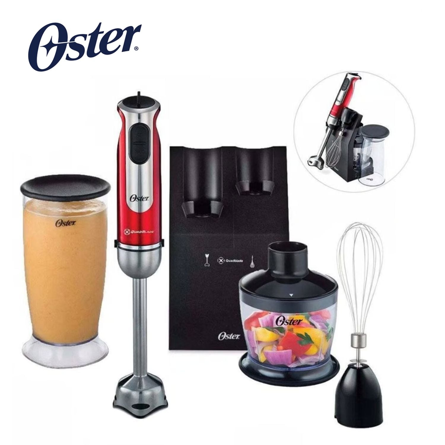 BATIDORA DE INMERSION OSTER DE 800W FPSTHB2801 - 2