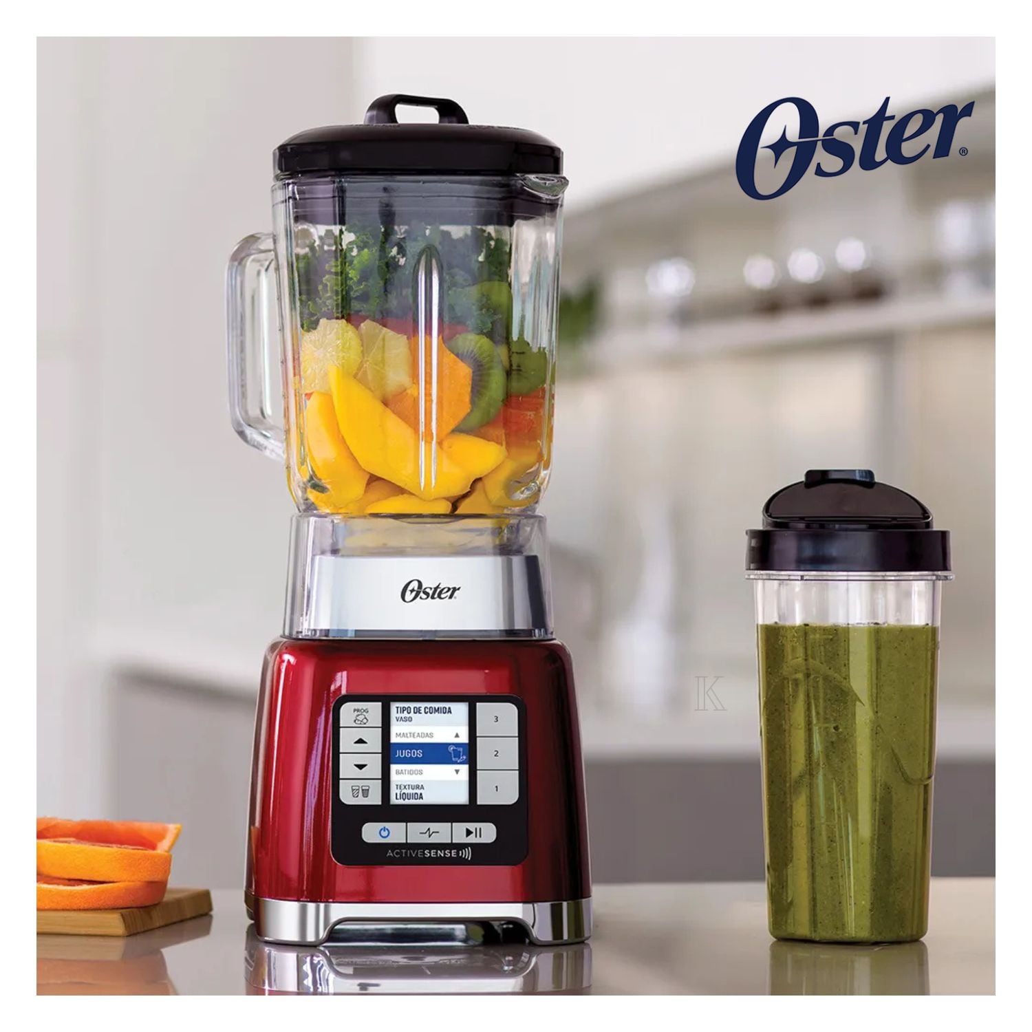 LICUADORA OSTER® ACTIVESENSE™ DE 1500W CON BLEND-N-GO BLSTTDGRBG - 2