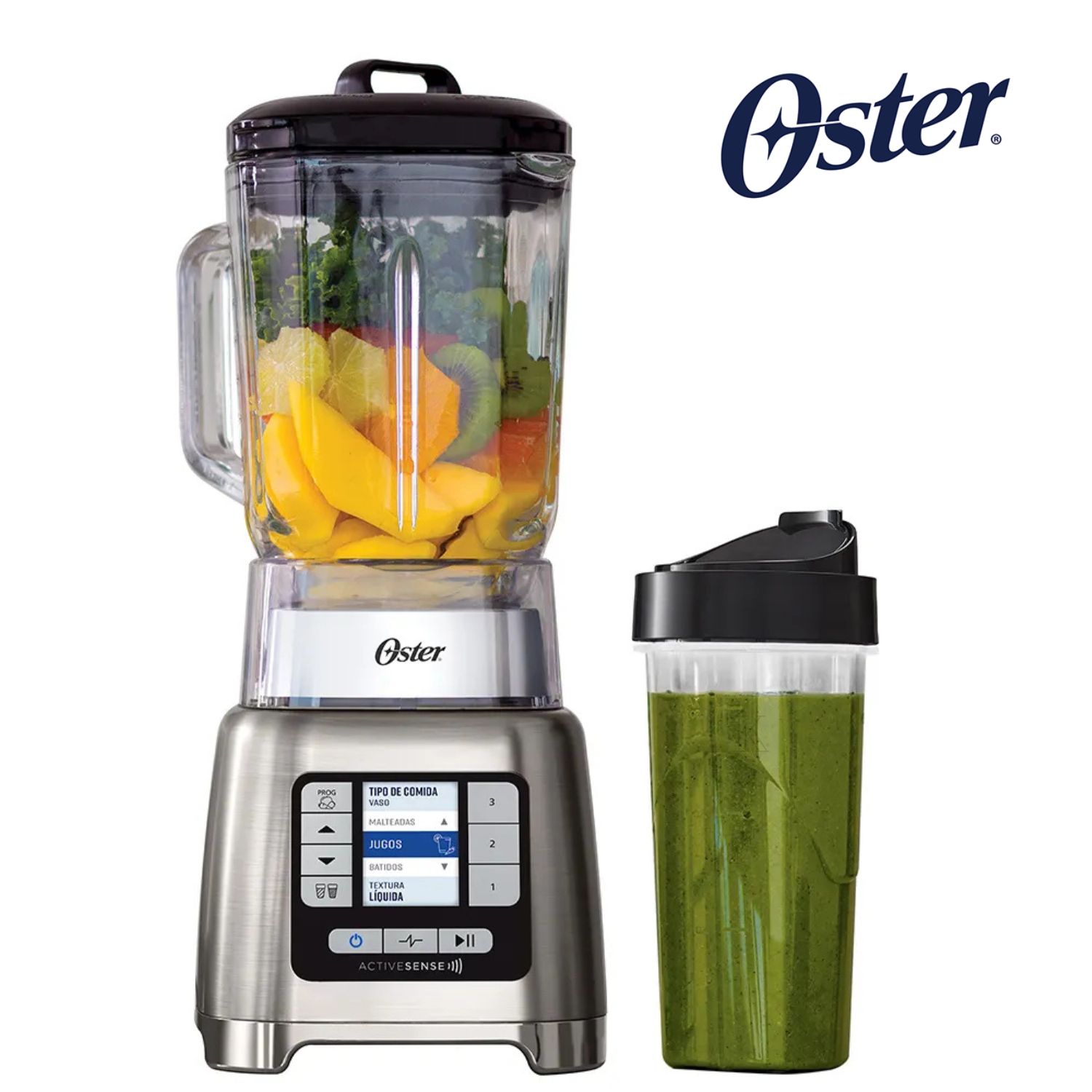 LICUADORA OSTER® ACTIVESENSE™ DE 1500W CON BLEND-N-GO BLSTTDGRBG - 2