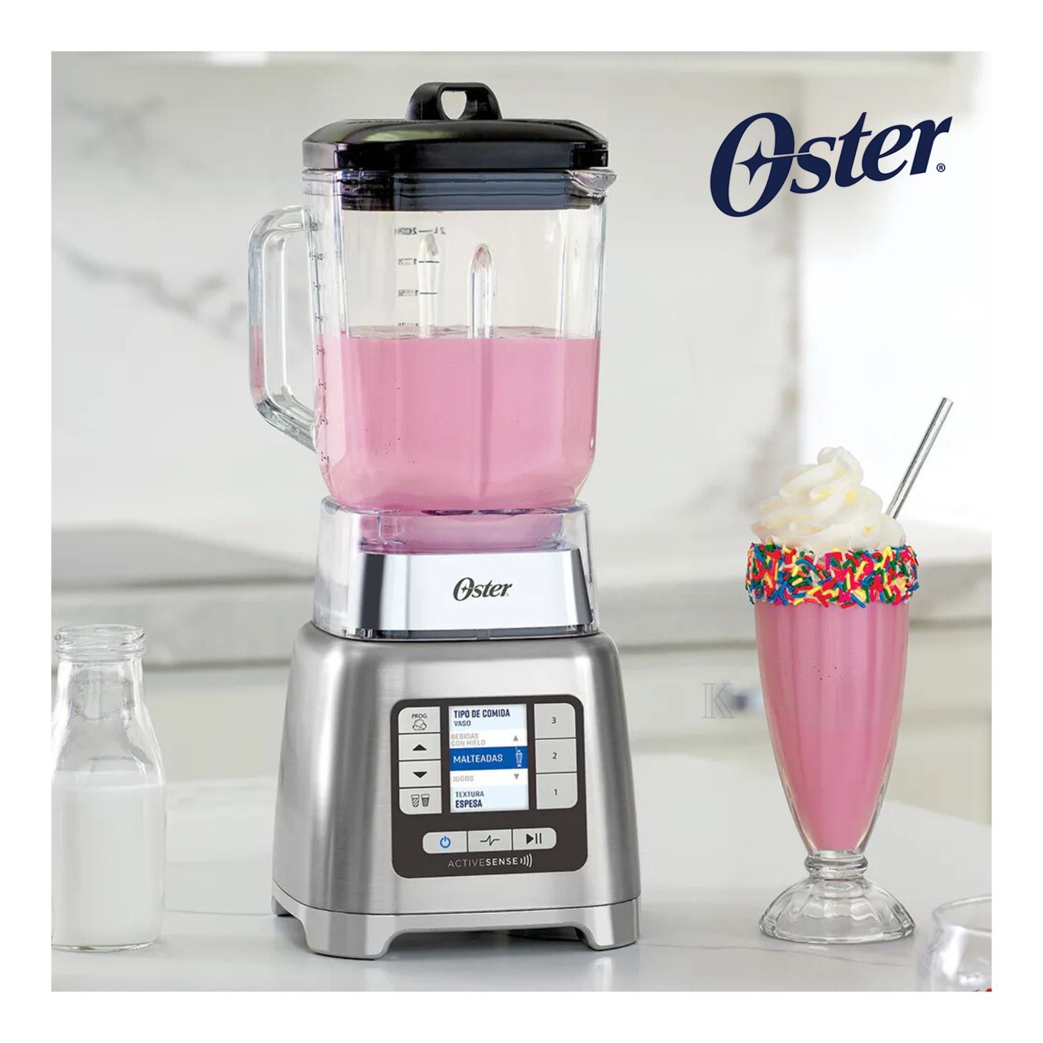 LICUADORA OSTER® ACTIVESENSE™ DE 1500W CON BLEND-N-GO BLSTTDGRBG - 4