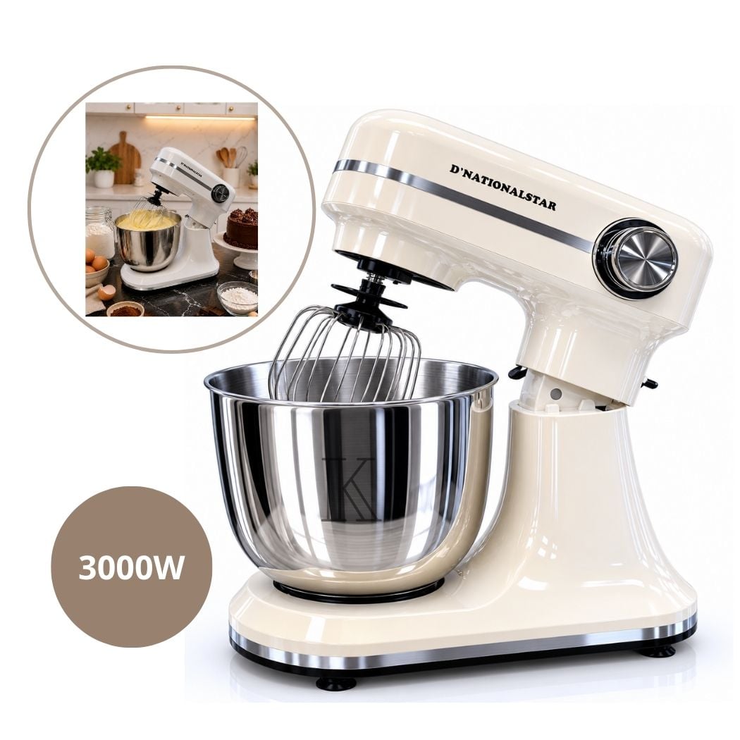 BATIDORA PLANETARIA DE 3000W D'NATIONALSTAR BLANCA - 1