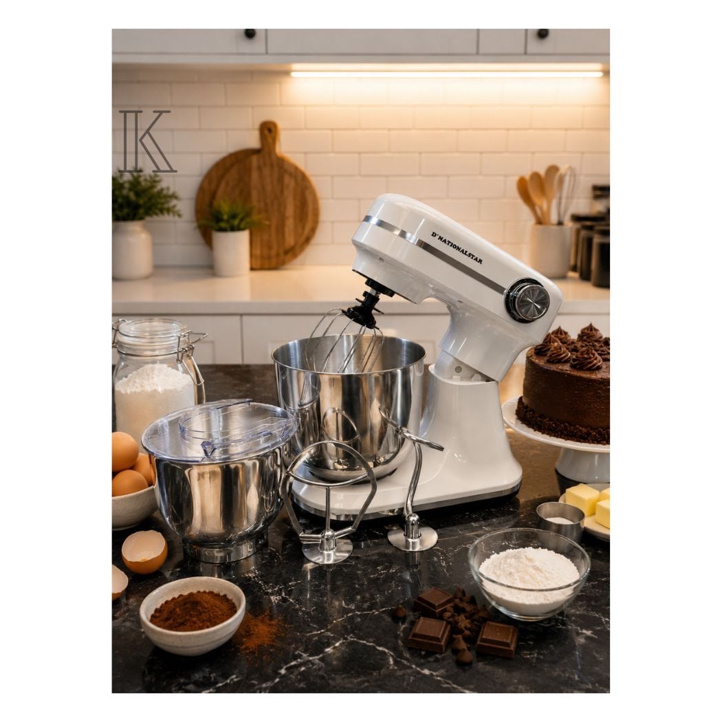BATIDORA PLANETARIA DE 3000W D'NATIONALSTAR BLANCA - 3