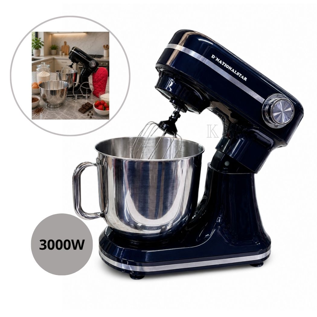 BATIDORA PLANETARIA DE 3000W D'NATIONALSTAR NEGRA - 1