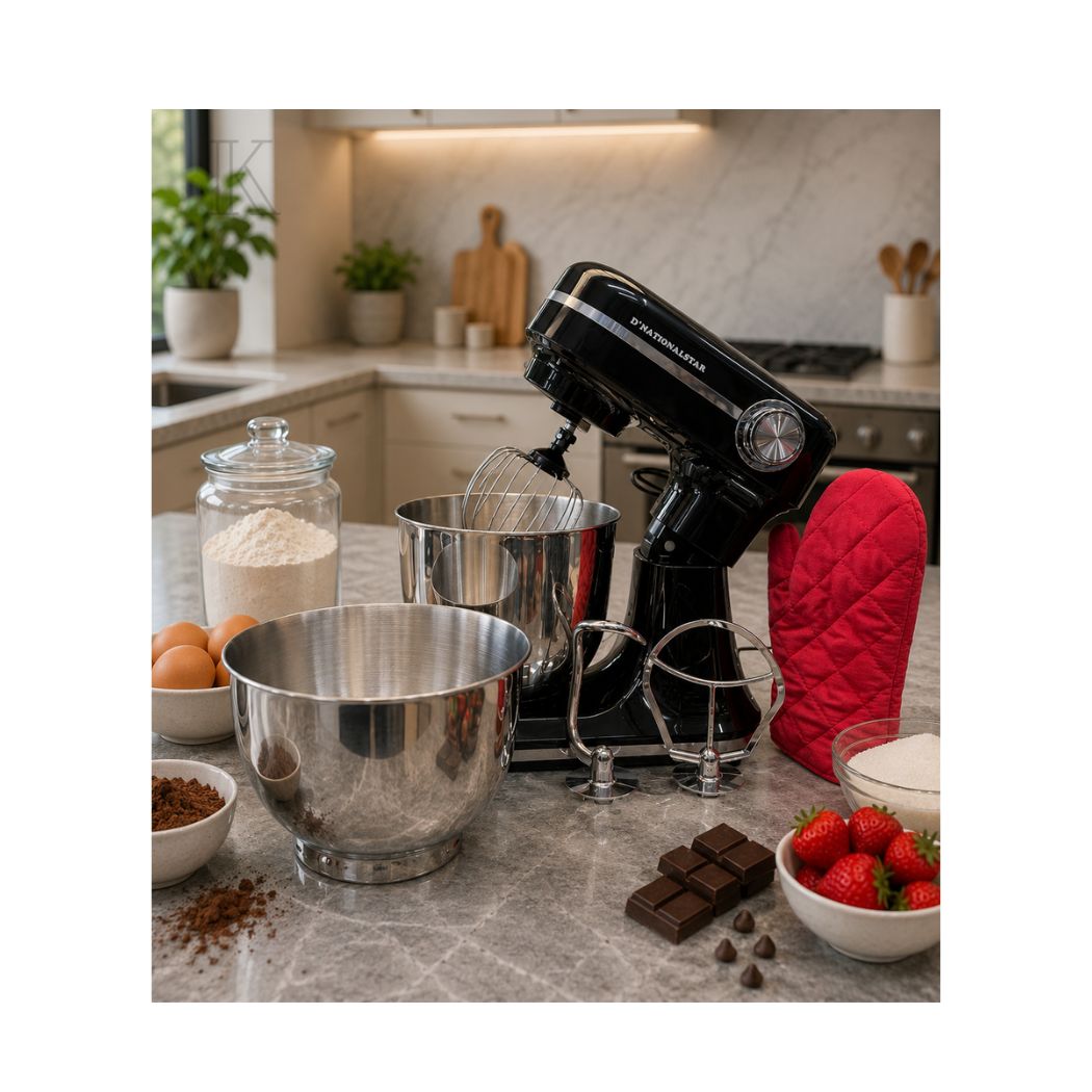 BATIDORA PLANETARIA DE 3000W D'NATIONALSTAR NEGRA - 2