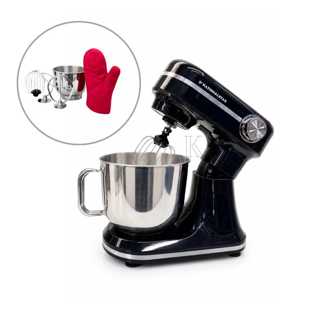 BATIDORA PLANETARIA DE 3000W D'NATIONALSTAR NEGRA - 6