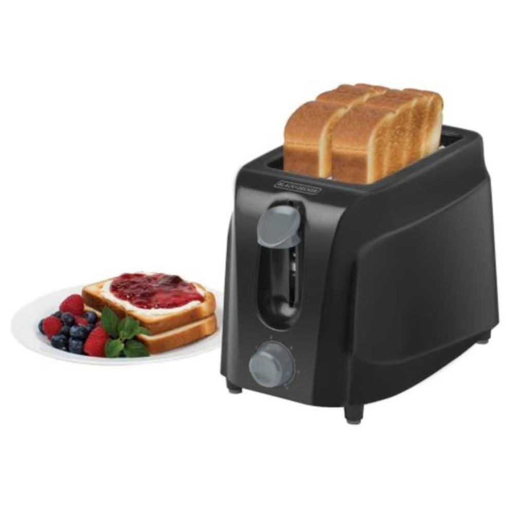 TOSTADORA DE 2 REBANADAS BLACK Y DECKER TR200BD-CL NEGRO - 1