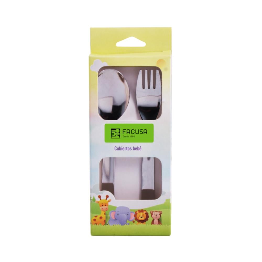 SET DE CUBIERTOS BEBE X 02 PZAS. MOD. 723- 10099856 - 1